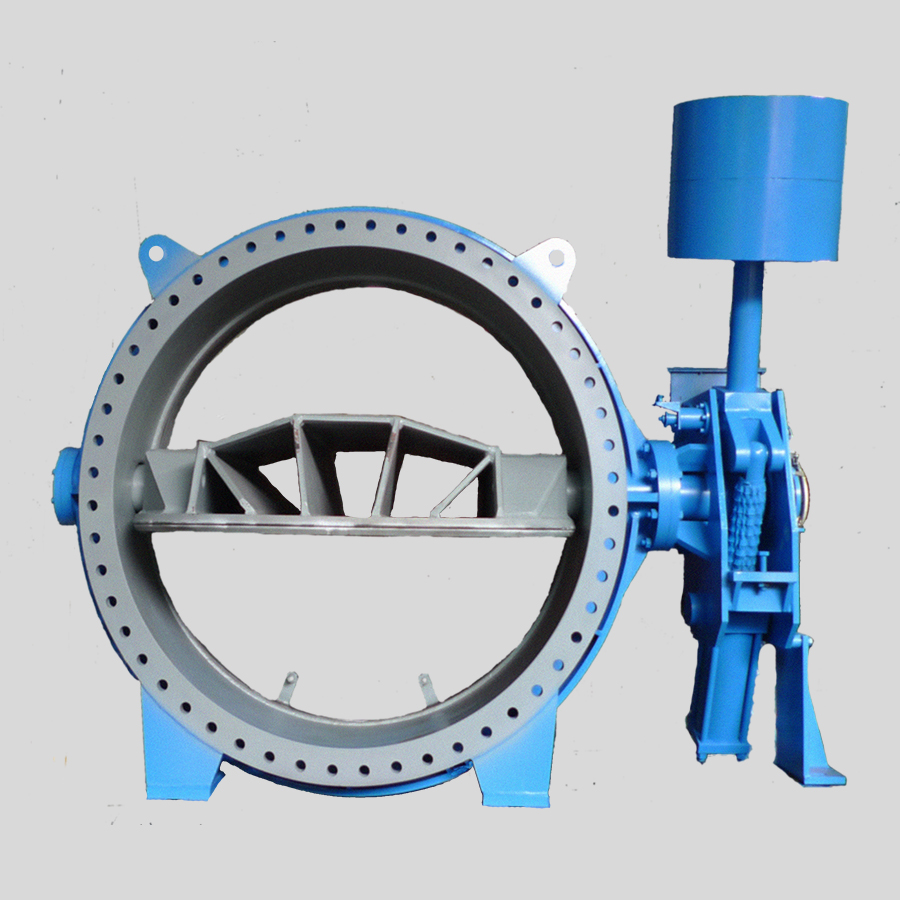 Butterfly valve with hydro turbine for hydropower plant - HUAHYDRO